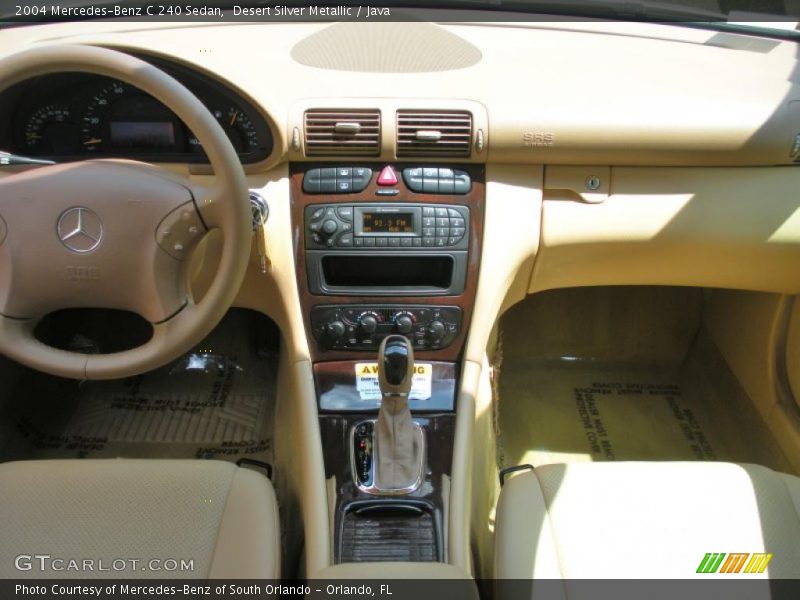 Desert Silver Metallic / Java 2004 Mercedes-Benz C 240 Sedan