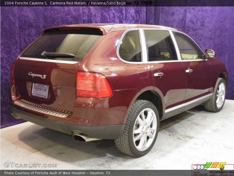 Carmona Red Metallic / Havanna/Sand Beige 2004 Porsche Cayenne S