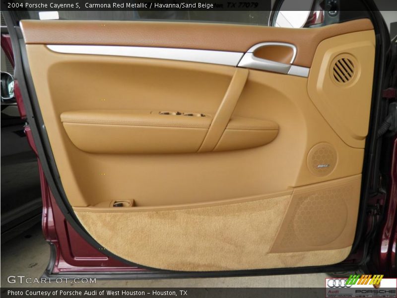 Carmona Red Metallic / Havanna/Sand Beige 2004 Porsche Cayenne S