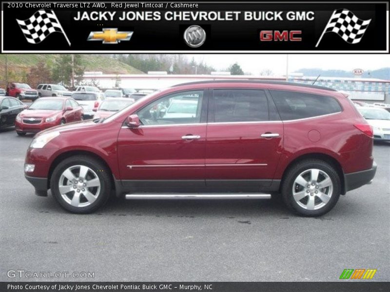 Red Jewel Tintcoat / Cashmere 2010 Chevrolet Traverse LTZ AWD