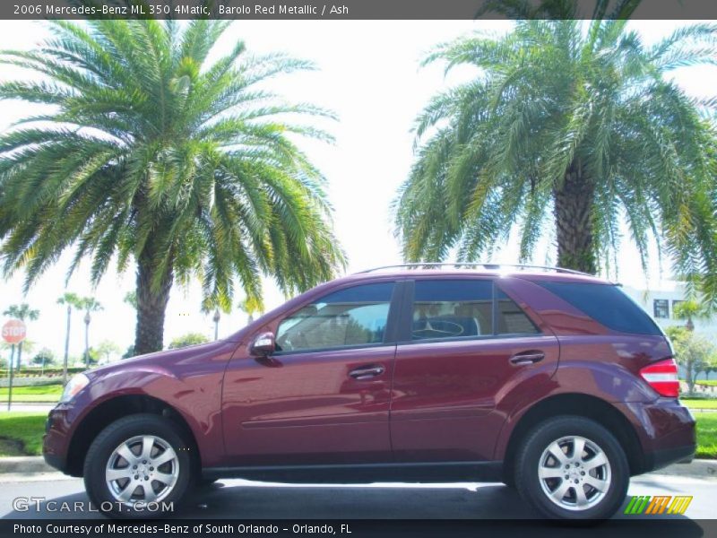 Barolo Red Metallic / Ash 2006 Mercedes-Benz ML 350 4Matic