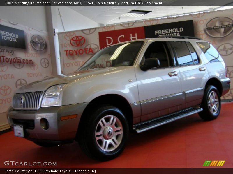 Silver Birch Metallic / Medium Dark Parchment 2004 Mercury Mountaineer Convenience AWD