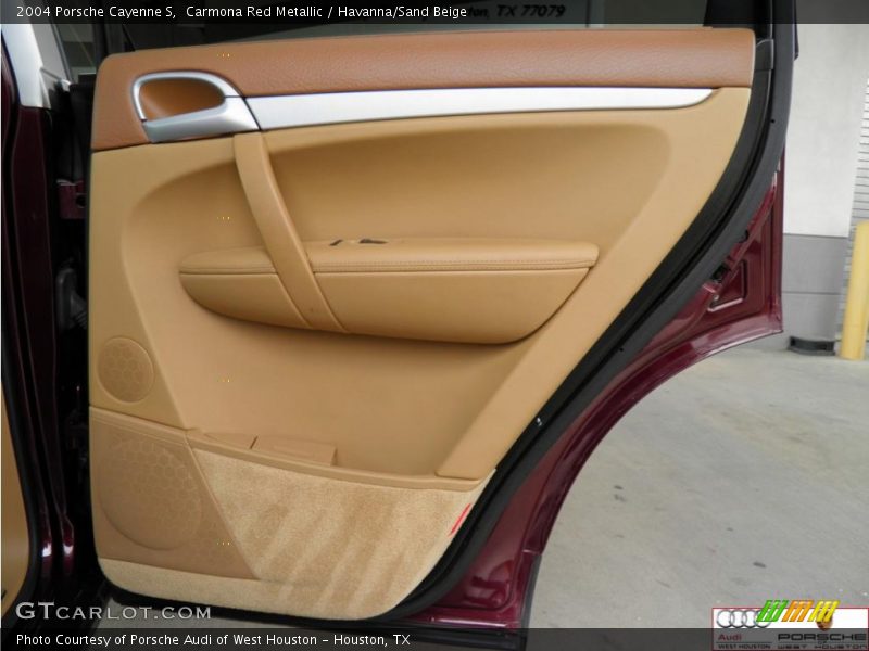 Carmona Red Metallic / Havanna/Sand Beige 2004 Porsche Cayenne S