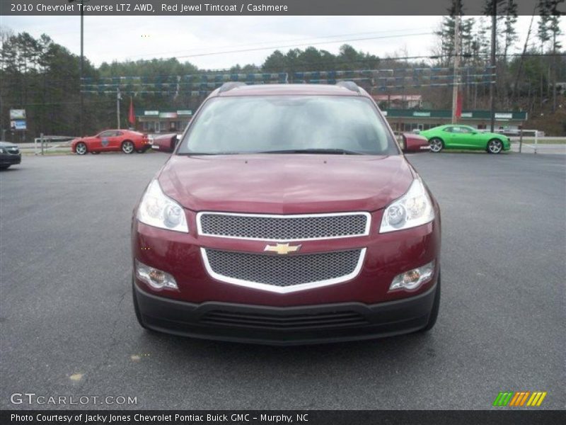 Red Jewel Tintcoat / Cashmere 2010 Chevrolet Traverse LTZ AWD
