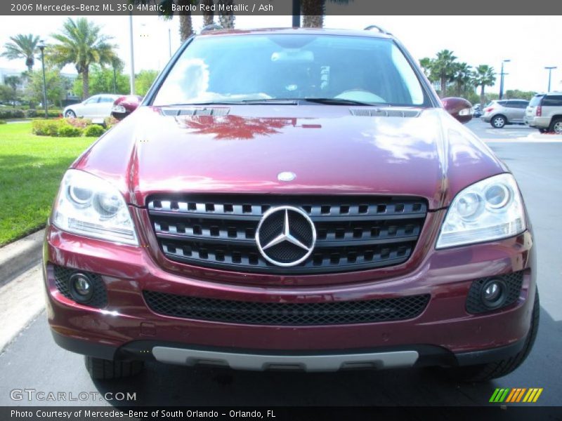 Barolo Red Metallic / Ash 2006 Mercedes-Benz ML 350 4Matic