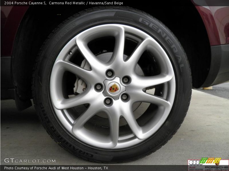Carmona Red Metallic / Havanna/Sand Beige 2004 Porsche Cayenne S