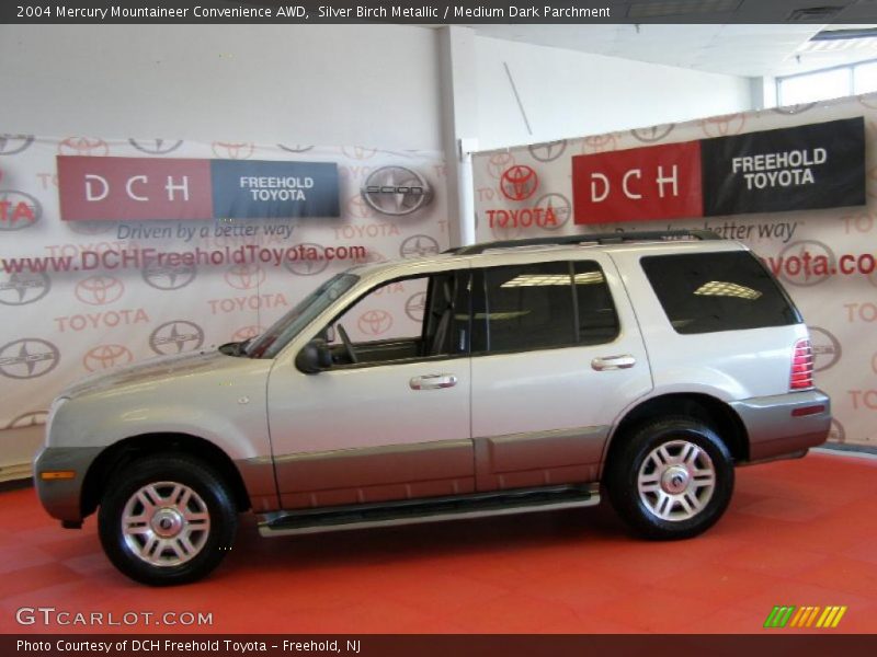 Silver Birch Metallic / Medium Dark Parchment 2004 Mercury Mountaineer Convenience AWD