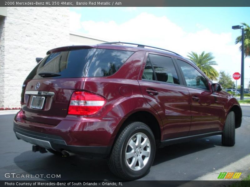 Barolo Red Metallic / Ash 2006 Mercedes-Benz ML 350 4Matic