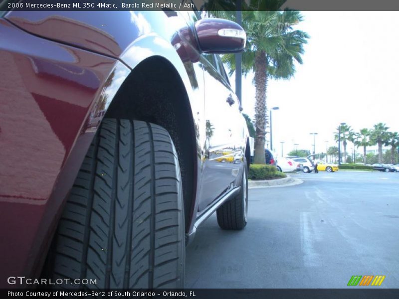 Barolo Red Metallic / Ash 2006 Mercedes-Benz ML 350 4Matic