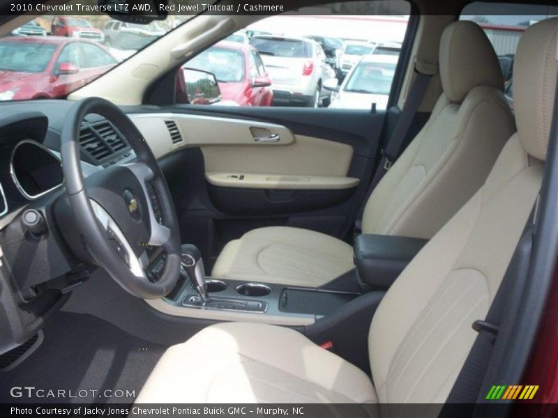  2010 Traverse LTZ AWD Cashmere Interior