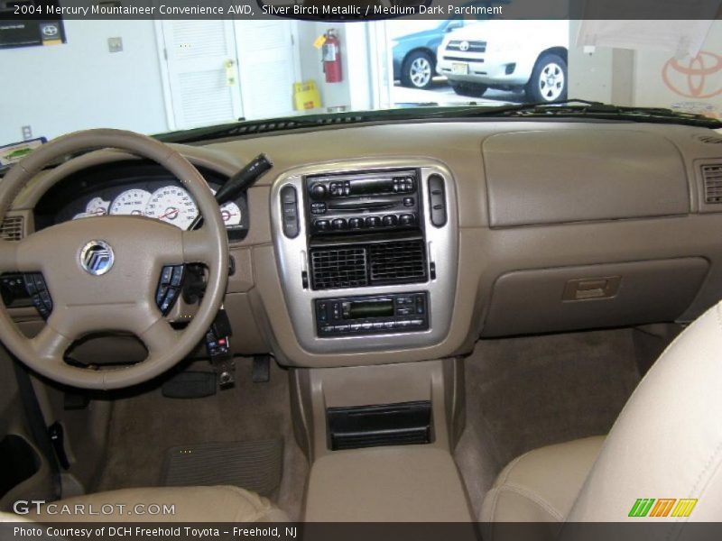 Silver Birch Metallic / Medium Dark Parchment 2004 Mercury Mountaineer Convenience AWD