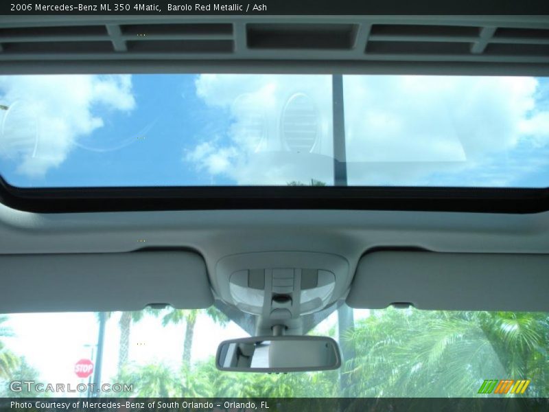 Barolo Red Metallic / Ash 2006 Mercedes-Benz ML 350 4Matic