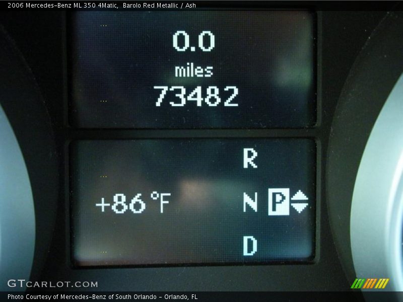 Barolo Red Metallic / Ash 2006 Mercedes-Benz ML 350 4Matic