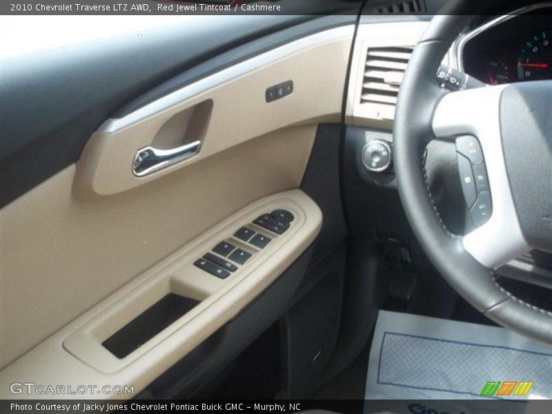 Red Jewel Tintcoat / Cashmere 2010 Chevrolet Traverse LTZ AWD
