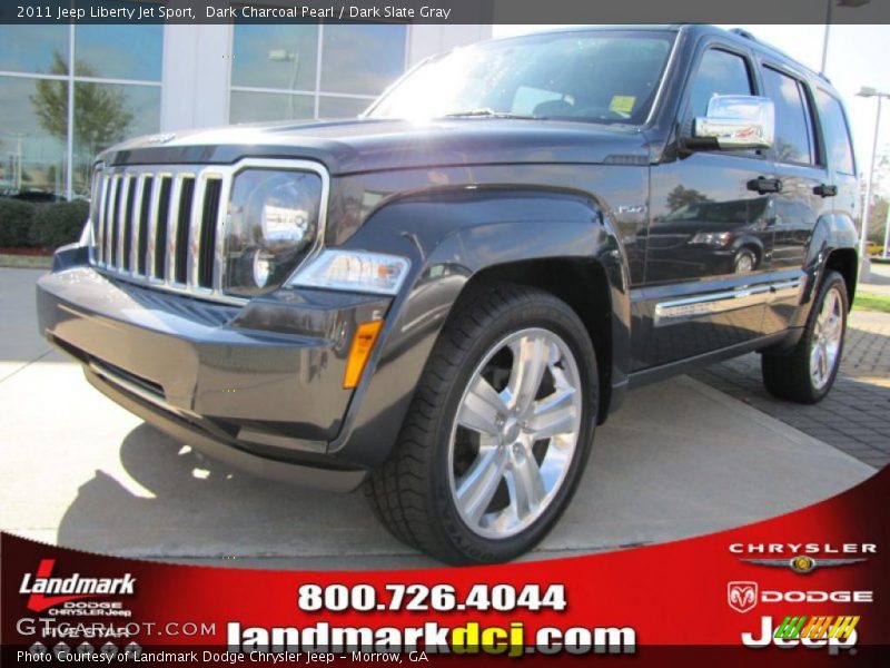 Dark Charcoal Pearl / Dark Slate Gray 2011 Jeep Liberty Jet Sport
