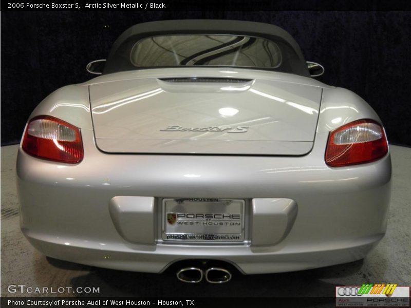 Arctic Silver Metallic / Black 2006 Porsche Boxster S