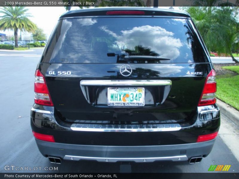 Black / Black 2009 Mercedes-Benz GL 550 4Matic