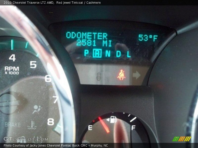 Red Jewel Tintcoat / Cashmere 2010 Chevrolet Traverse LTZ AWD