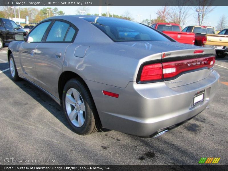 Billett Silver Metallic / Black 2011 Dodge Charger SE