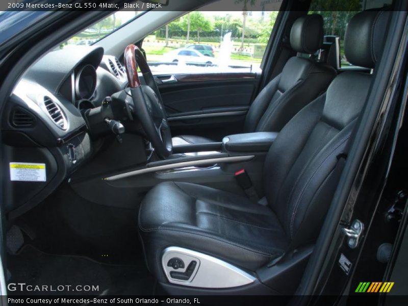 Black / Black 2009 Mercedes-Benz GL 550 4Matic