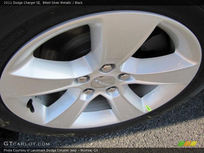 Billett Silver Metallic / Black 2011 Dodge Charger SE