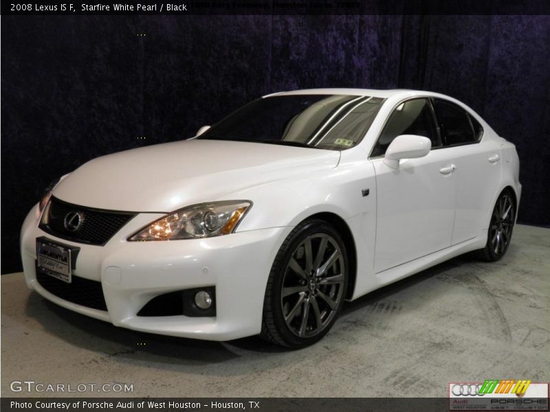 Starfire White Pearl / Black 2008 Lexus IS F