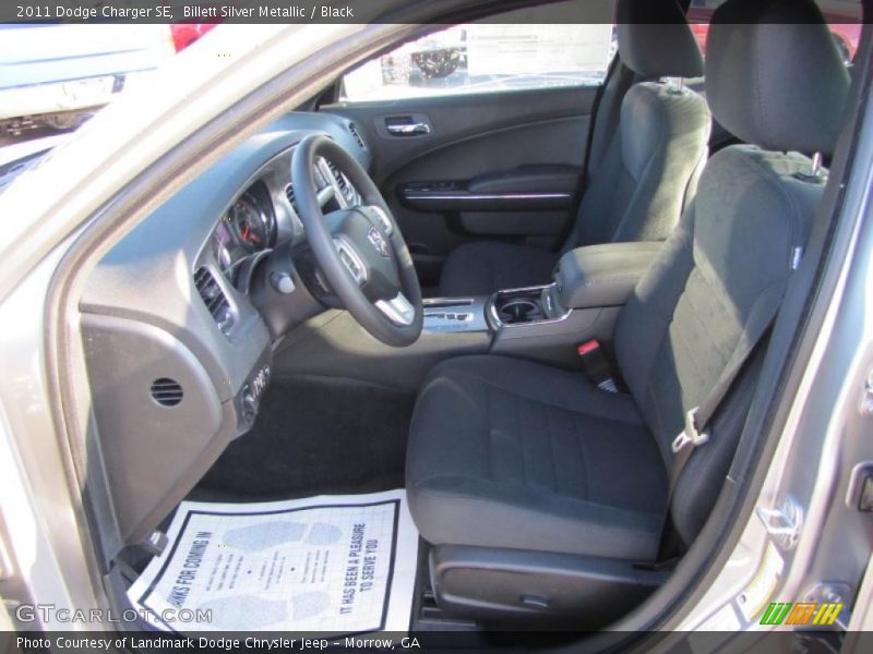 Billett Silver Metallic / Black 2011 Dodge Charger SE