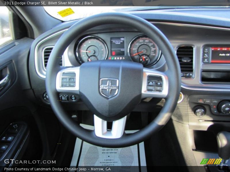 Billett Silver Metallic / Black 2011 Dodge Charger SE