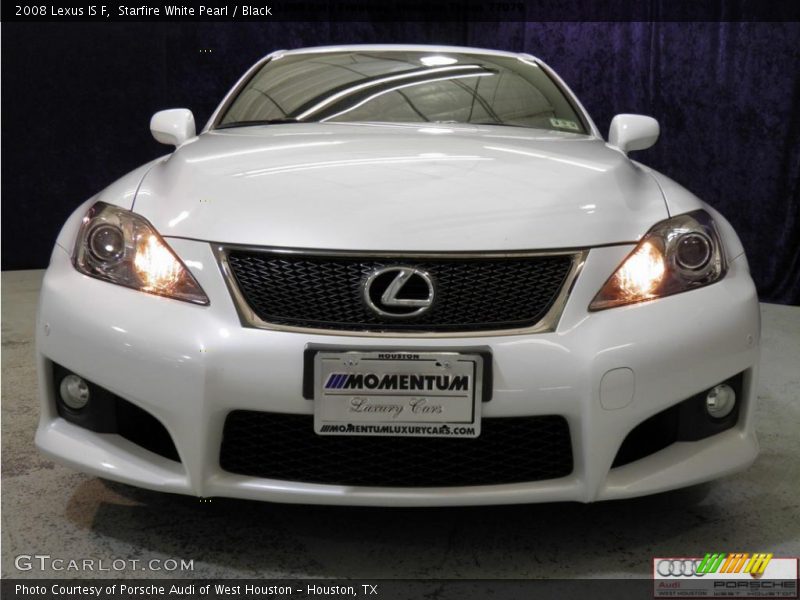 Starfire White Pearl / Black 2008 Lexus IS F