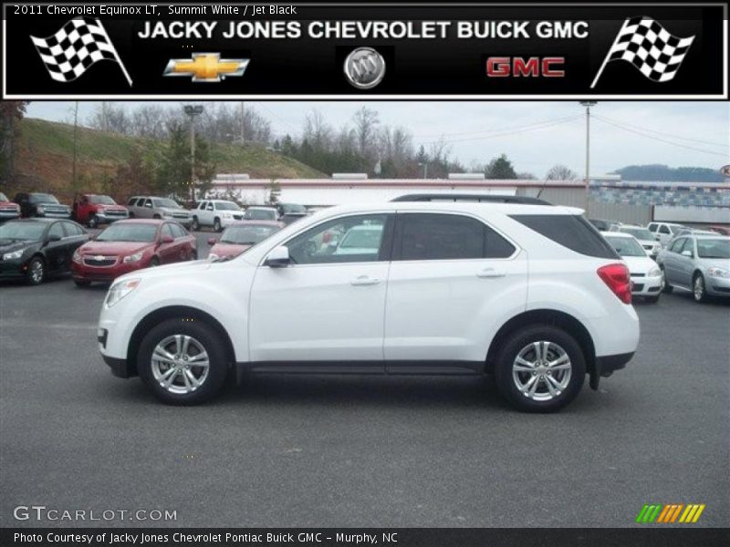 Summit White / Jet Black 2011 Chevrolet Equinox LT