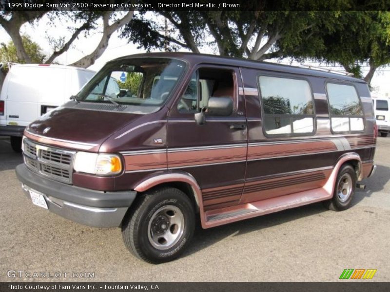 Front 3/4 View of 1995 Ram Van 2500 Passenger Conversion