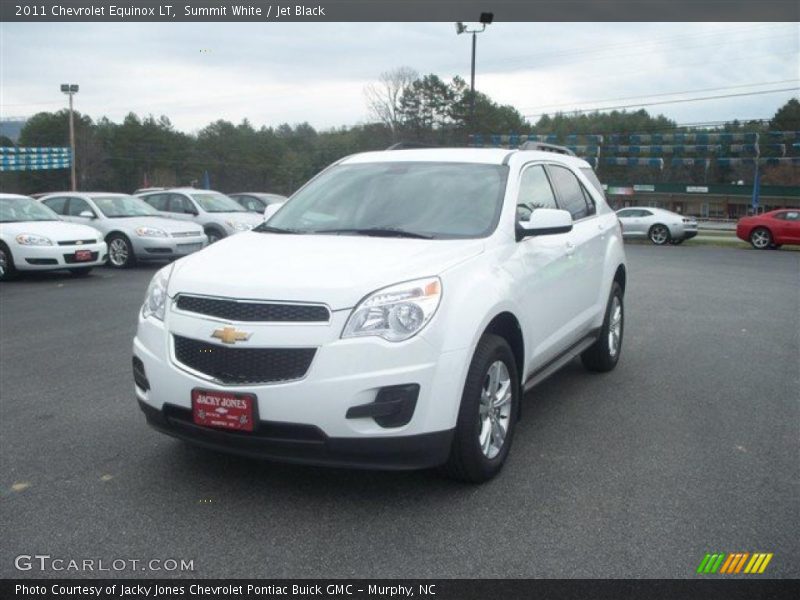 Summit White / Jet Black 2011 Chevrolet Equinox LT