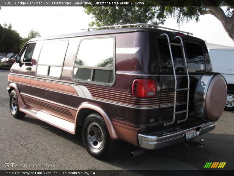  1995 Ram Van 2500 Passenger Conversion Director Red Metallic