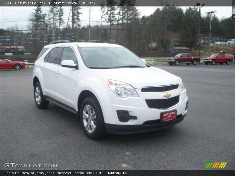 Summit White / Jet Black 2011 Chevrolet Equinox LT