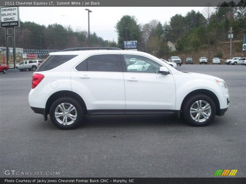 Summit White / Jet Black 2011 Chevrolet Equinox LT