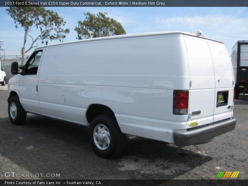 Oxford White / Medium Flint Grey 2007 Ford E Series Van E350 Super Duty Commercial