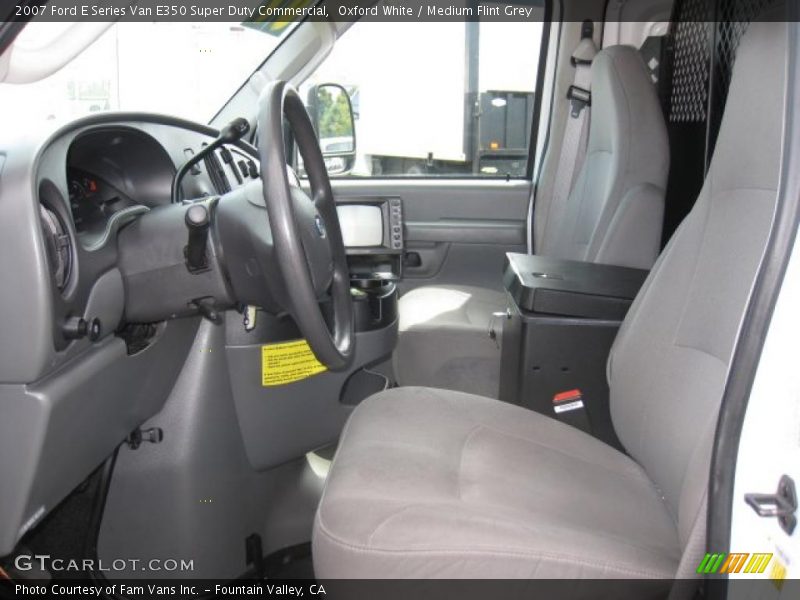  2007 E Series Van E350 Super Duty Commercial Medium Flint Grey Interior