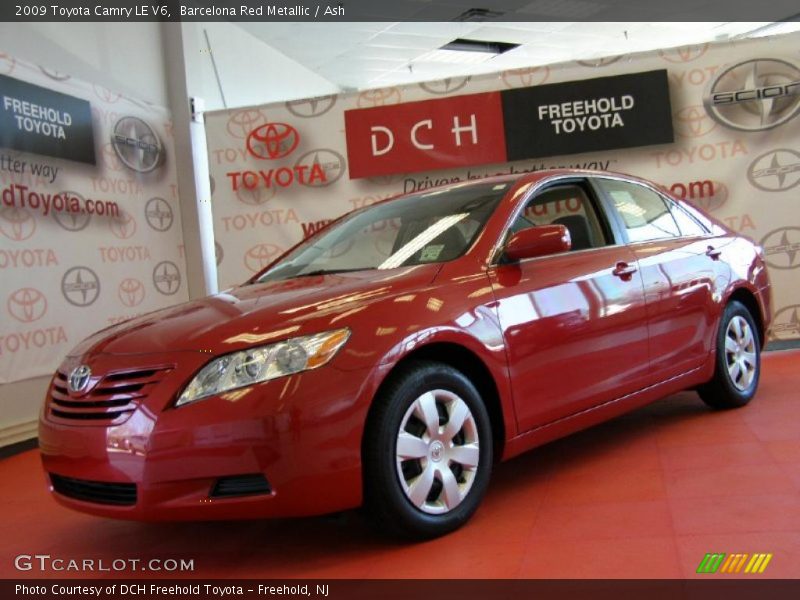Barcelona Red Metallic / Ash 2009 Toyota Camry LE V6