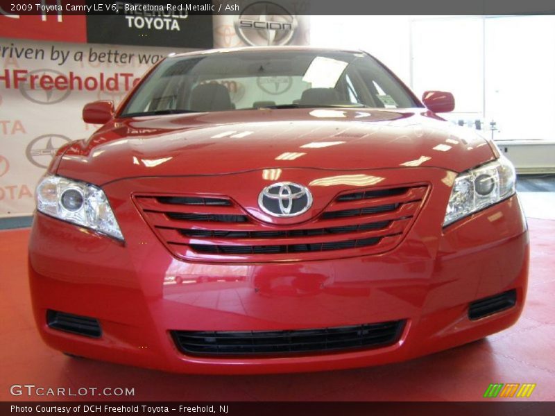 Barcelona Red Metallic / Ash 2009 Toyota Camry LE V6