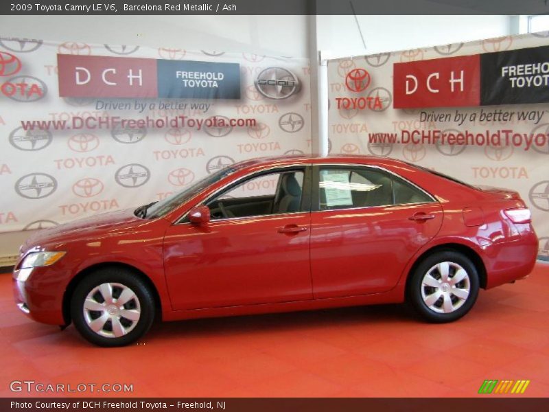 Barcelona Red Metallic / Ash 2009 Toyota Camry LE V6