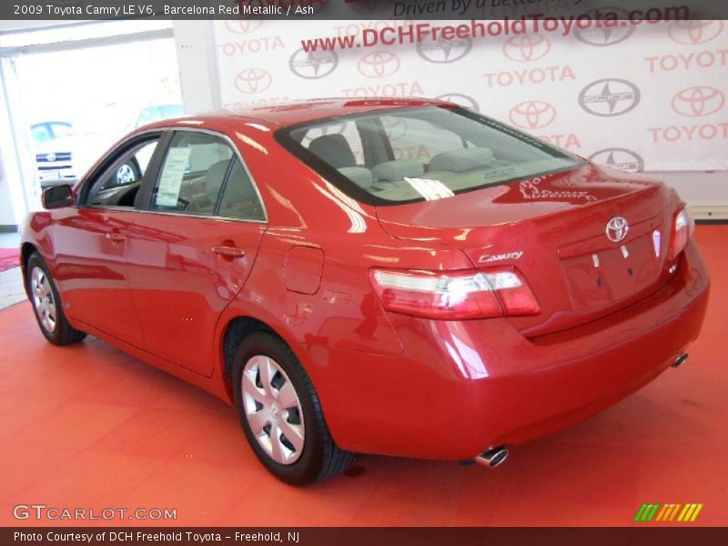 Barcelona Red Metallic / Ash 2009 Toyota Camry LE V6