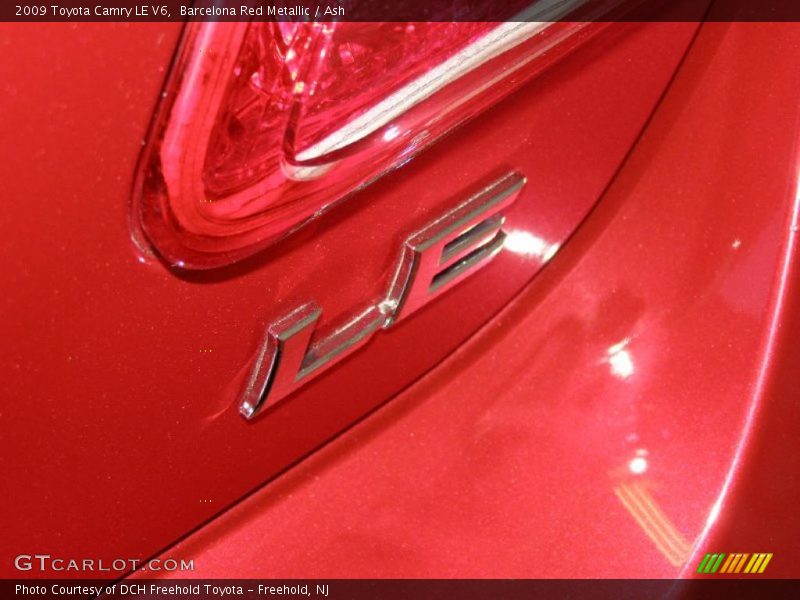 Barcelona Red Metallic / Ash 2009 Toyota Camry LE V6