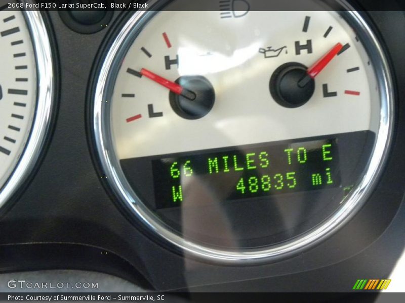 Black / Black 2008 Ford F150 Lariat SuperCab
