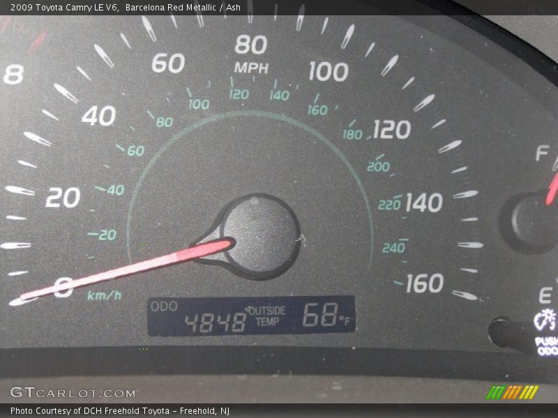 Barcelona Red Metallic / Ash 2009 Toyota Camry LE V6