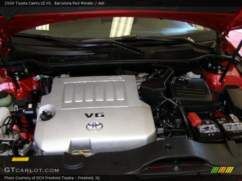 Barcelona Red Metallic / Ash 2009 Toyota Camry LE V6