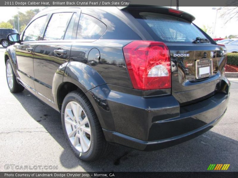Brilliant Black Crystal Pearl / Dark Slate Gray 2011 Dodge Caliber Heat