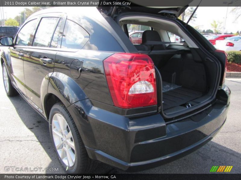 Brilliant Black Crystal Pearl / Dark Slate Gray 2011 Dodge Caliber Heat