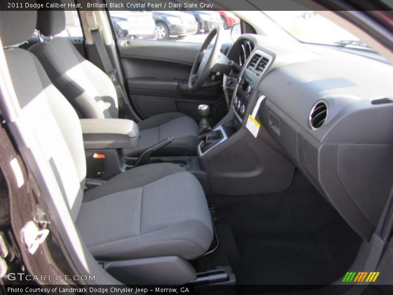 Brilliant Black Crystal Pearl / Dark Slate Gray 2011 Dodge Caliber Heat