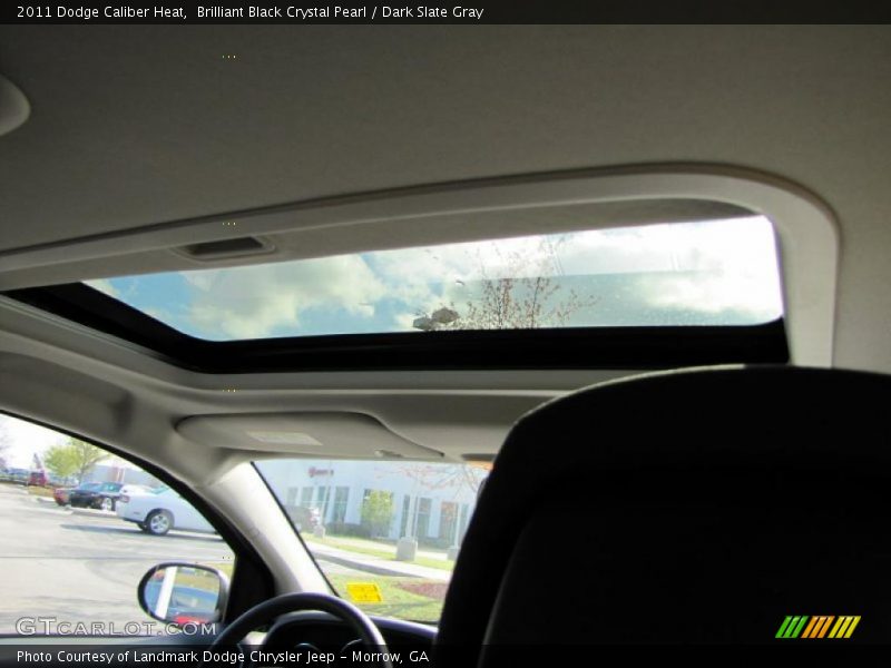 Brilliant Black Crystal Pearl / Dark Slate Gray 2011 Dodge Caliber Heat