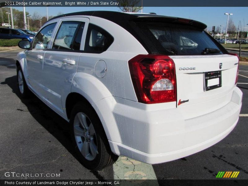 Bright White / Dark Slate Gray 2011 Dodge Caliber Mainstreet